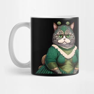 Victorian Cat Mug